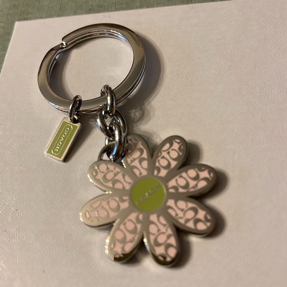 Coach Flower Coach Keychain - Picture 2 of 4